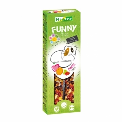 NESTOR FUNNY KOLBA PREMIUM PLUS DLA GRYZONI I KRÓLIKÓW - OWOCE 110G / 2SZT